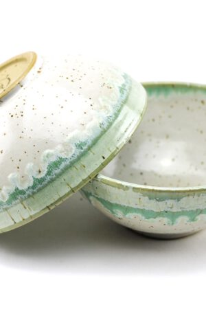 Keramik Dessertschale Grün