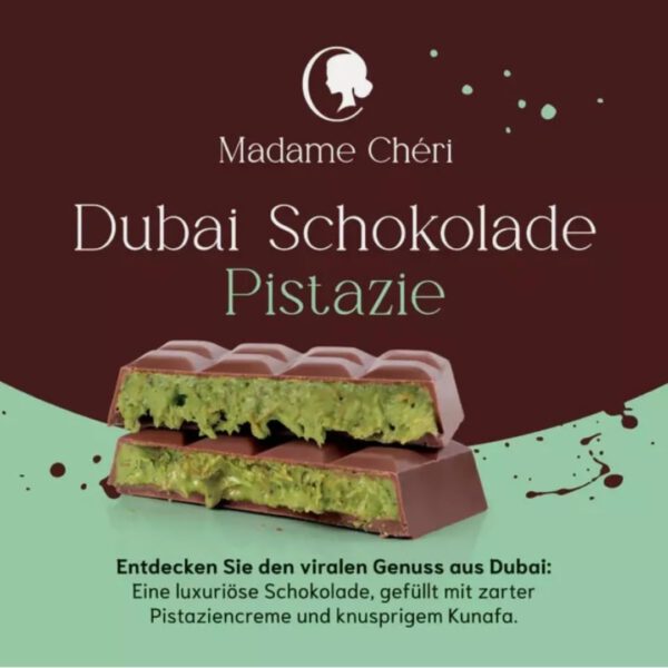 Dubai Schokolade Pistazie Vollmilch